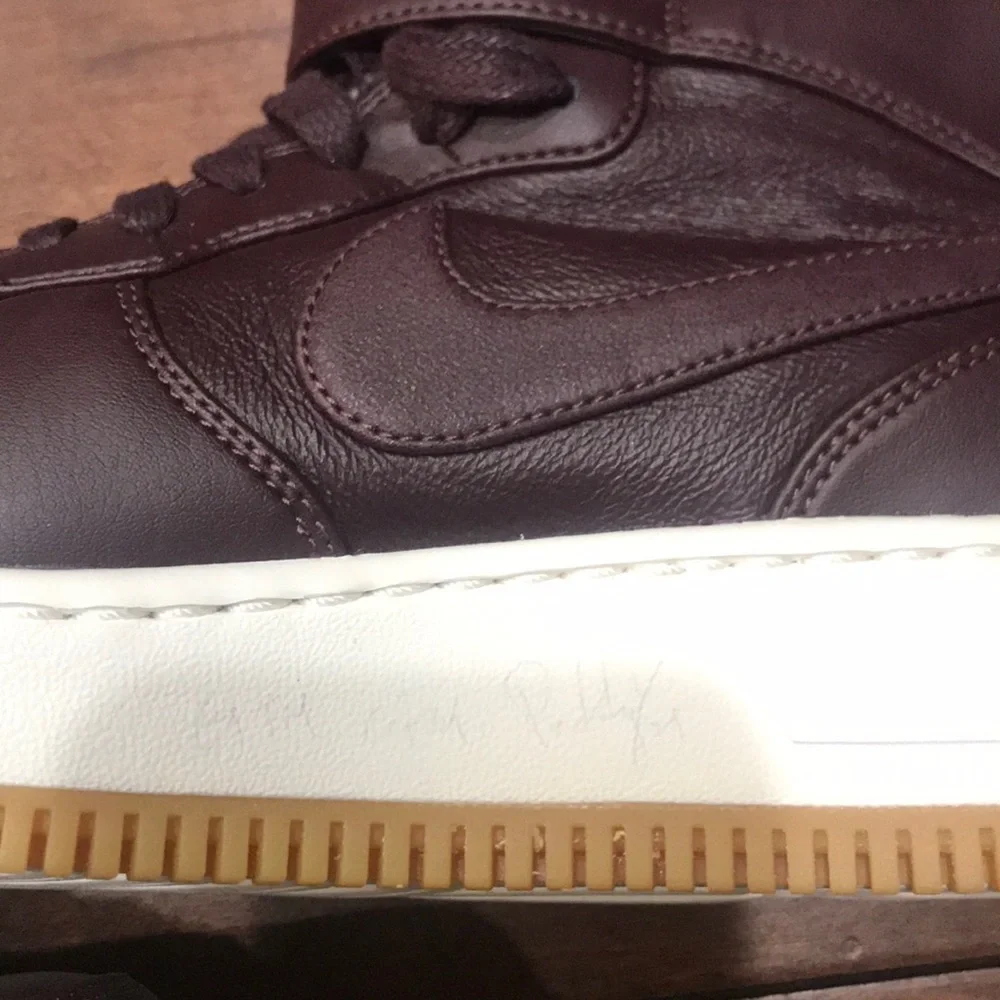Nike WMNS Air Force 1 Upstep Warrior burgundy 7 - Picture 5 of 6